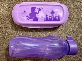 Tupperware Disney Jasmin Box und Trinkflasche Set