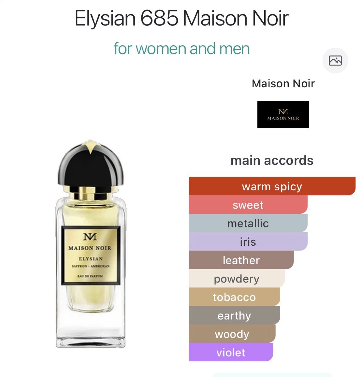 Parfums & Eau de Toilette: Maison Noir Elysian 685 Eau de Parfum 100ml  – D'occasion à Zürich par Thetimtam 4