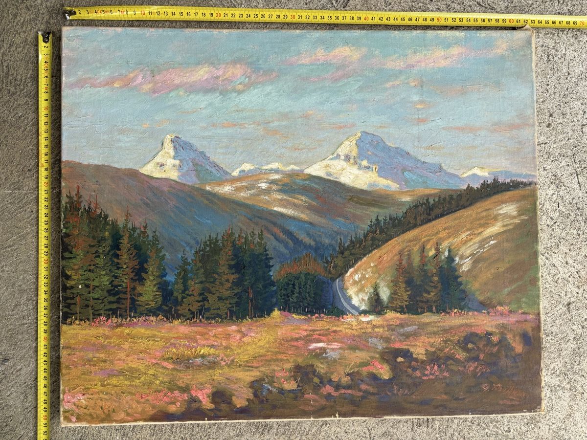 Dipinti: Gemälde der Alpen von G. Schilling – Usato da Frauenfeld venduto da Fubech