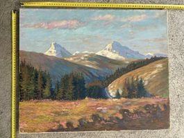 Gemälde der Alpen von G. Schilling