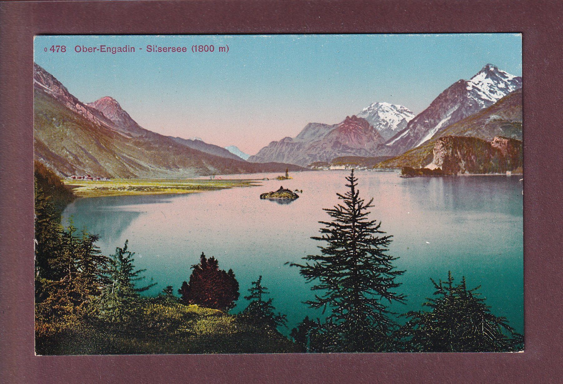 Cartoline postali: Ober-Engadin - SILSERSEE – Usato da Pully venduto da nicecards