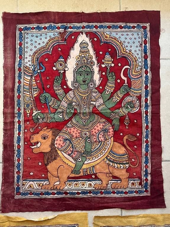 Tutte le decorazioni: Kalamkari dipinti a mano su cotone – Usato da Caslano venduto da bri_5jft 2