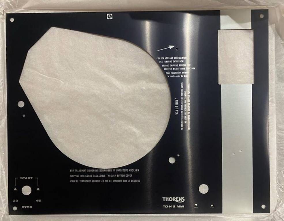 Plattenspieler: Face avant NOS Thorens TD145 – Gebraucht aus Mont-sur-Lausanne von fab_j66c