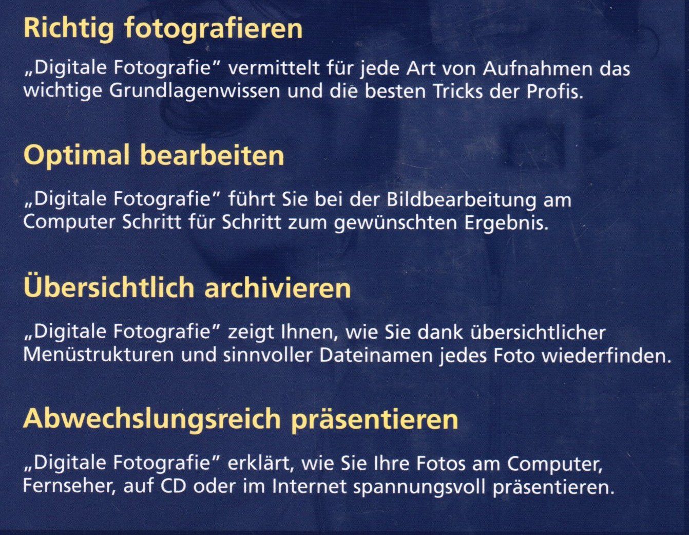 Bücher: Digitale Fotografie mit CD – Gebraucht aus Walzenhausen von Buchfreund 2