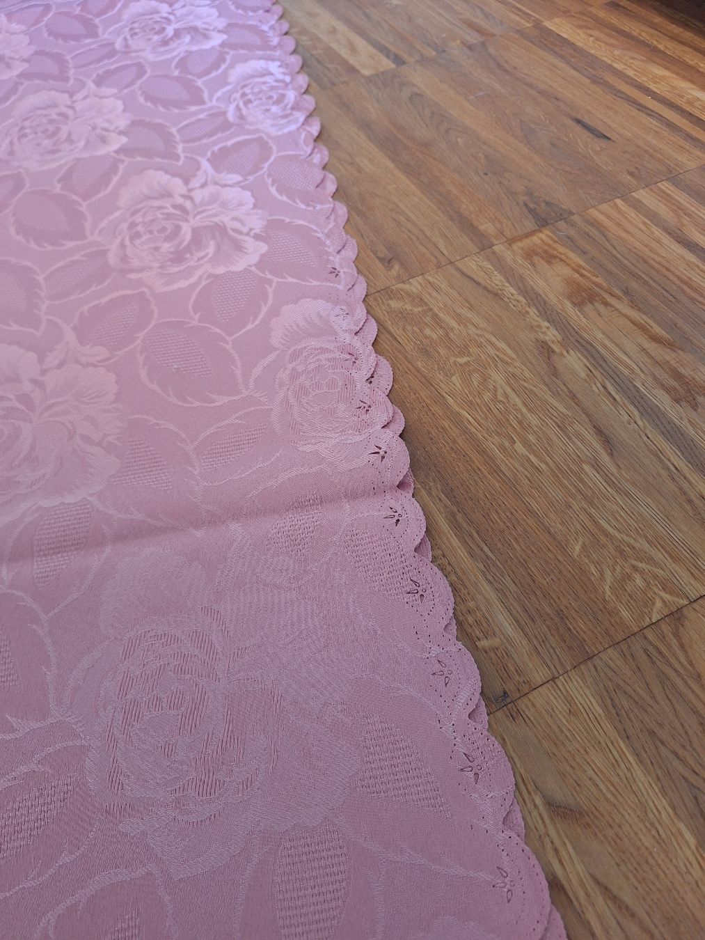 Decken: Decke mit Rosenmuster rosa Spitze ca.155x260cm – Neu (gemäss Beschreibung) aus Regensdorf von Schmim 3