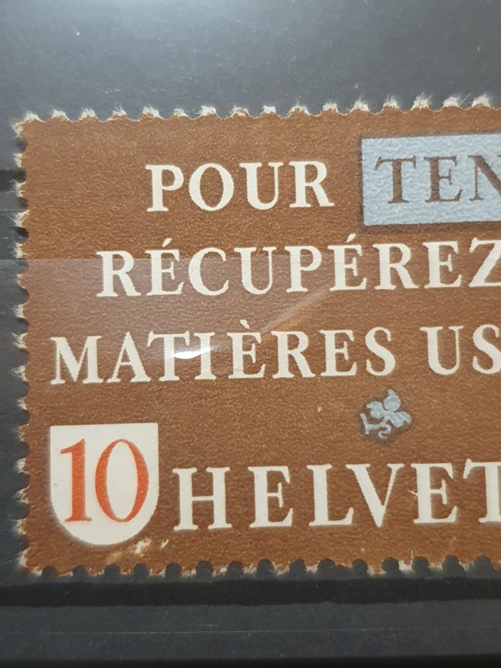 Alle Briefmarken: Lot Altstoffverwertung mit teils Plattenfehler – Gebraucht aus Balgach von SIMEON27 6