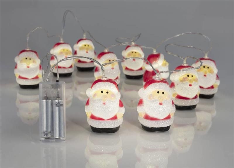 Ghirlande e barre luminose: Weihnachtsmann LED Mini Lichterketten – Nuovo e nell'imballaggio originale da Koppigen venduto da Bracher_Mail-House 1