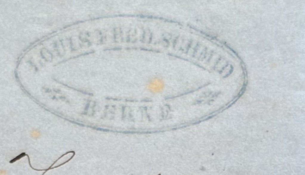 Tutti i francobolli: FALTBRIEF STRUBEL BERN FILIAL-POSTBUREAU 1862 – Usato da Ostermundigen venduto da Heavenmaus75 3