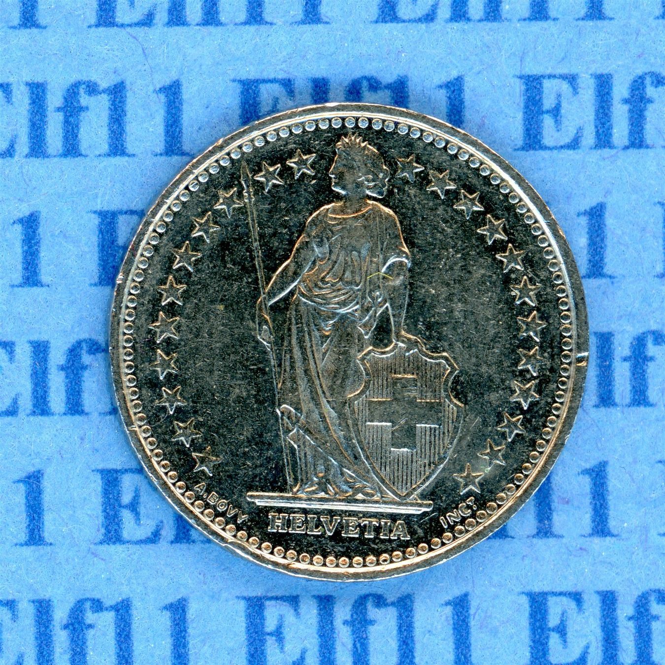 Tutti le monete: CHF___0.50 1995 -vz 50 Rappen – Usato da Widnau venduto da Elf11 1