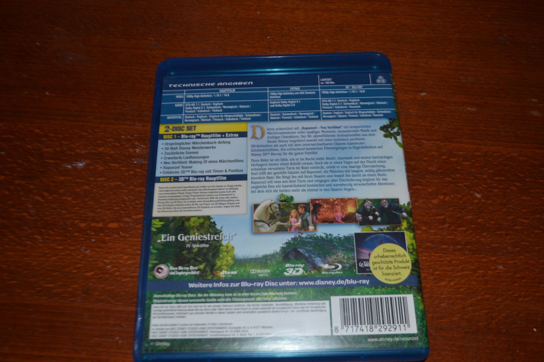 Tutti i DVDs: Rapunzel in 2D/3D – Usato da Laupen ZH venduto da chefdom 1