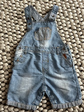 Jeans-Latzhose von Smile, Grösse 92, Top Zustand!