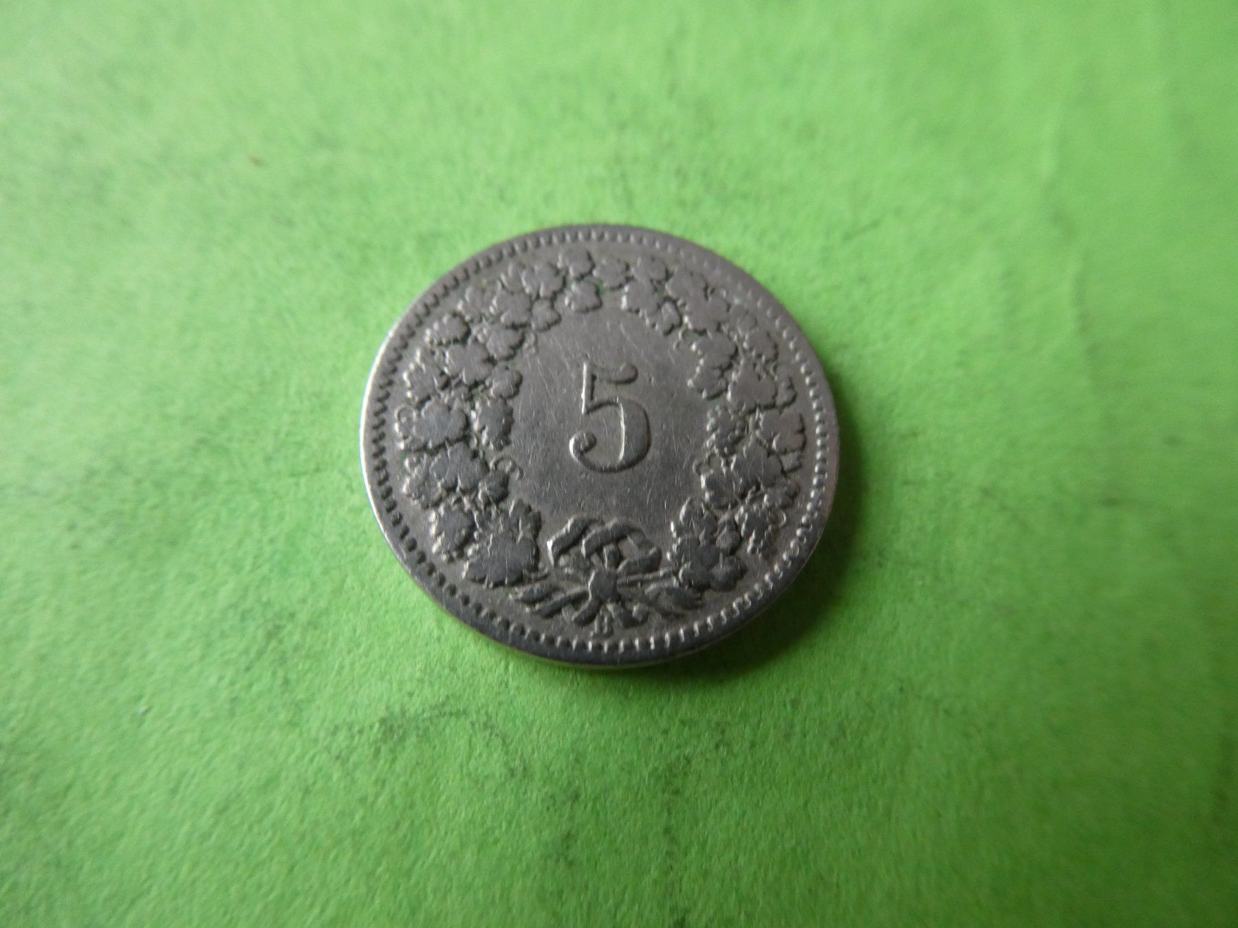 Toutes les monnaies: Schweiz 1897, 5 Rappen – D'occasion à Hinterforst par Rohusri 1