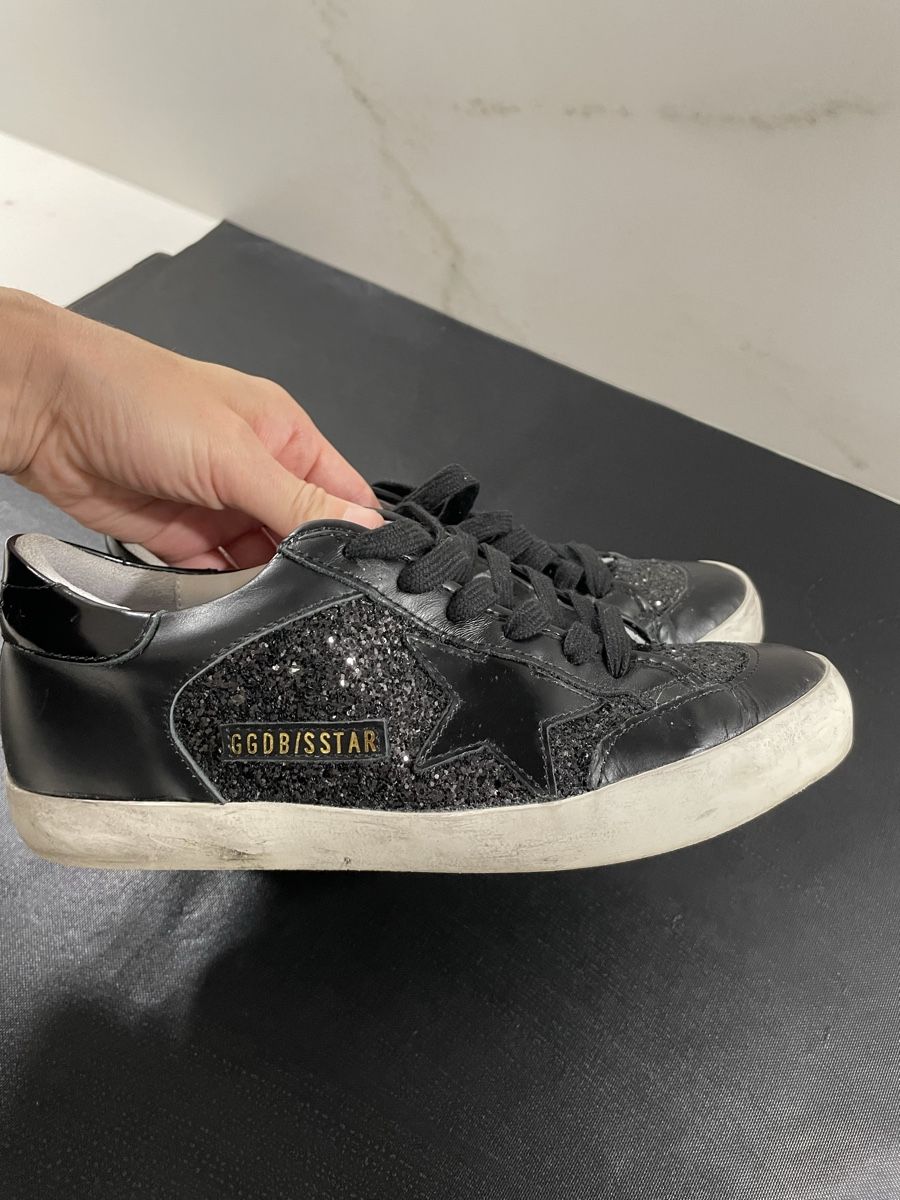 Chaussures femmes: Sneakers, schwarz mit Glitter – D'occasion à Rothrist par ilodj