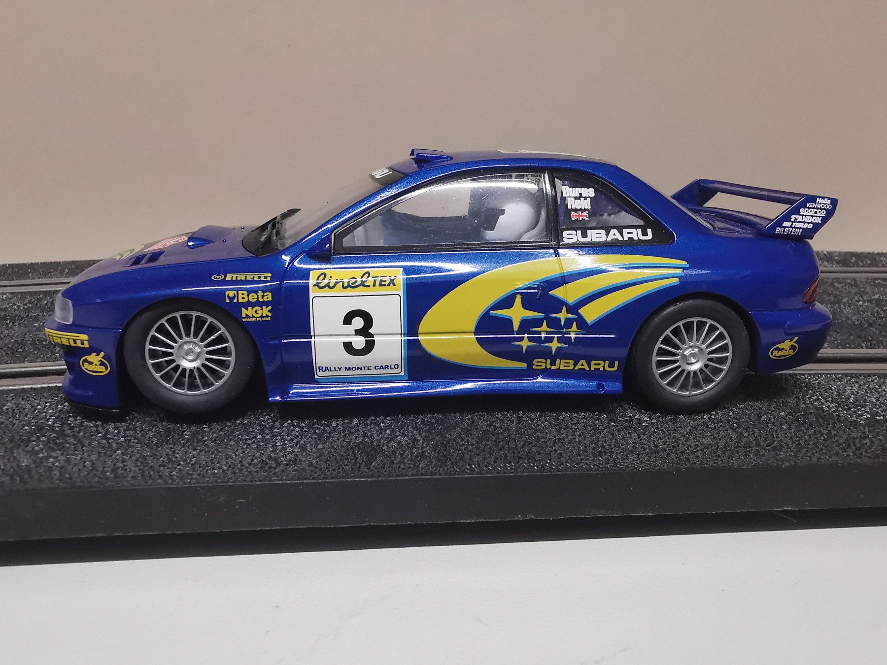 Piste: Scalextric Subaru WRX  1/32 – Usato da Winterthur venduto da Lonpos1