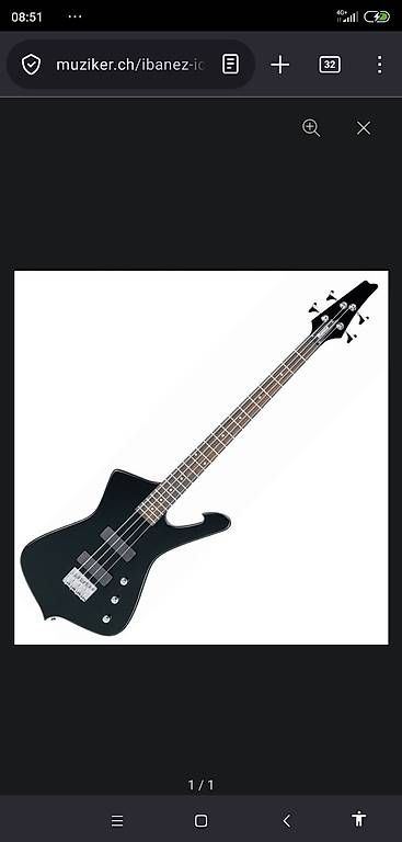 Strumenti musicali: e-bass ibanez 4-string iceman 200ex – Usato da Heiden venduto da lup_vx75
