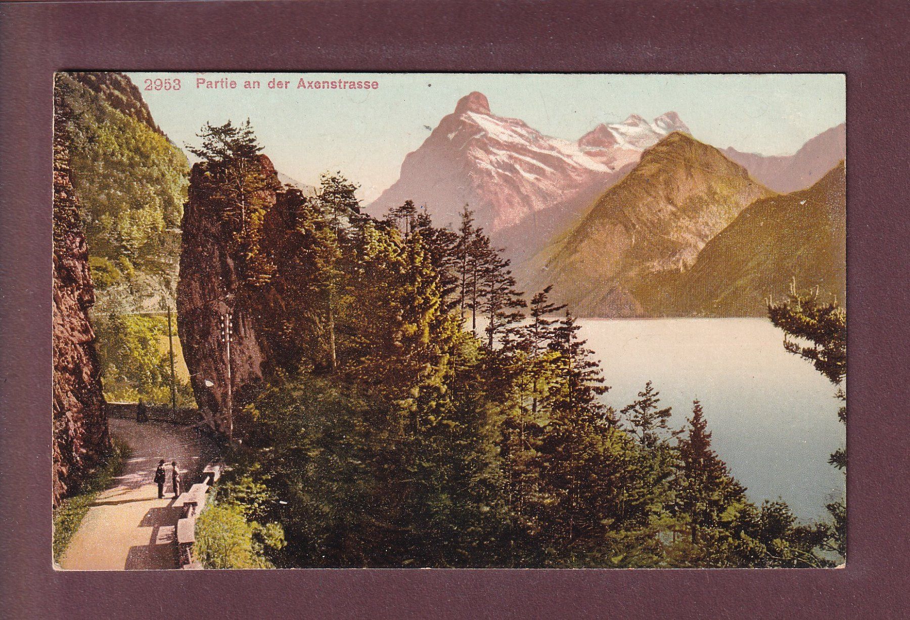 Cartoline postali: Partie an der AXENSTRASSE – Usato da Pully venduto da nicecards