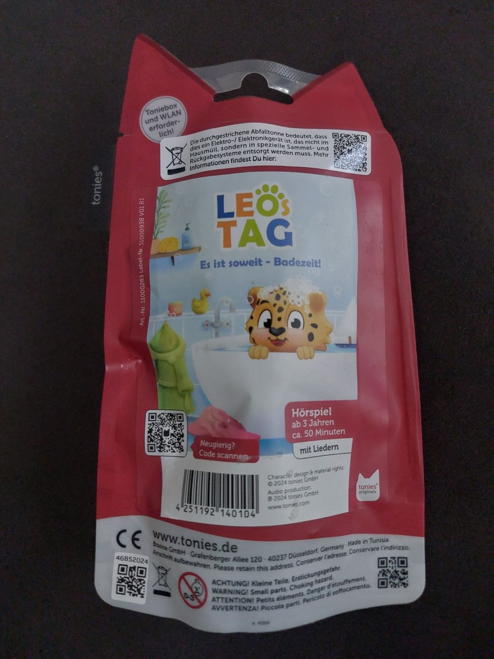 Audiolibri: TONIE Leos Tag - Badezeit – Nuovo e nell'imballaggio originale da Balterswil venduto da Steineparadies 1