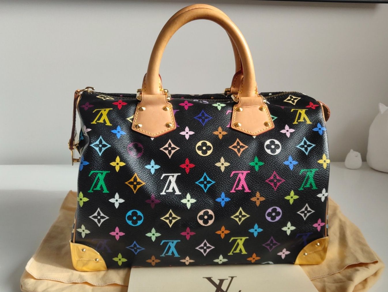 Louis Vuitton Borse: Louis Vuitton Multicolor Speedy 30 schwarz – Usato da Meilen venduto da Aphrodite87 4