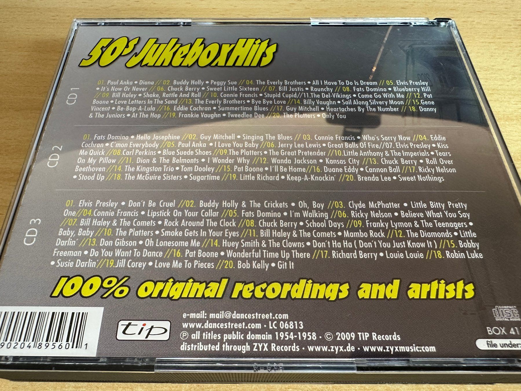 CD: Various – 50s Jukebox Hits - 3 CD – Usato da Rikon im Tösstal venduto da Alpenmutz 1