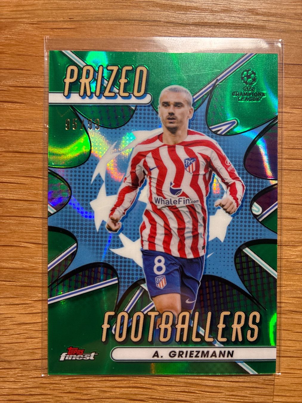 Topps Carte collezionabili: Topps Finest Antoine Griezmann Atletico /99 – Usato da Wangenried venduto da Garagara