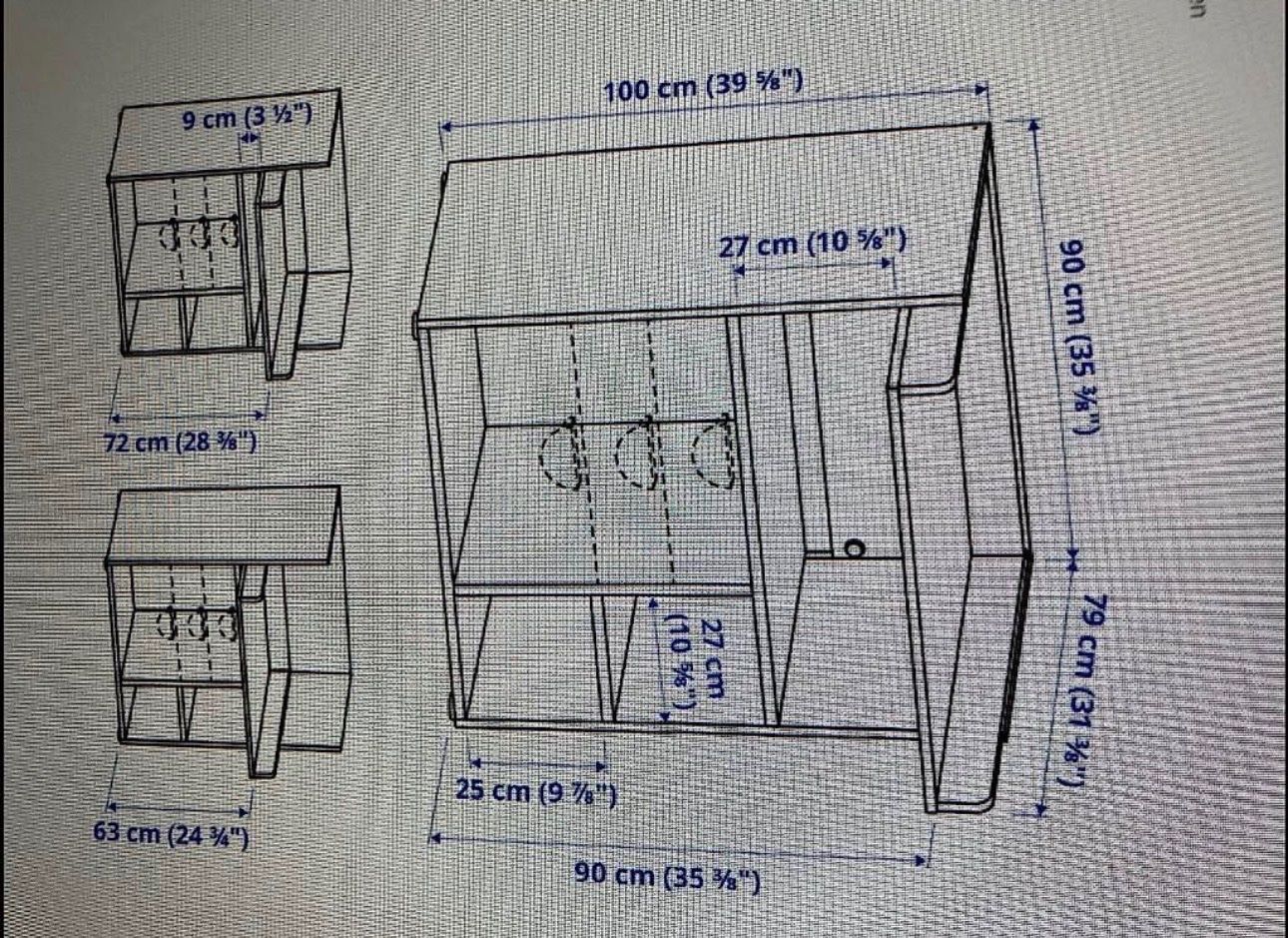 Ikea Fasciatoi & Accessori: Wickeltisch Ikea Smastad oder Schreibtisch – Usato da Thal venduto da Greentea1 3