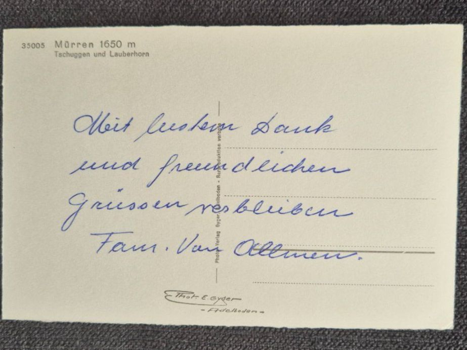 Cartoline postali: Alte Ansichtskarte Mürren BE – Usato da Horw venduto da mi.ba 1