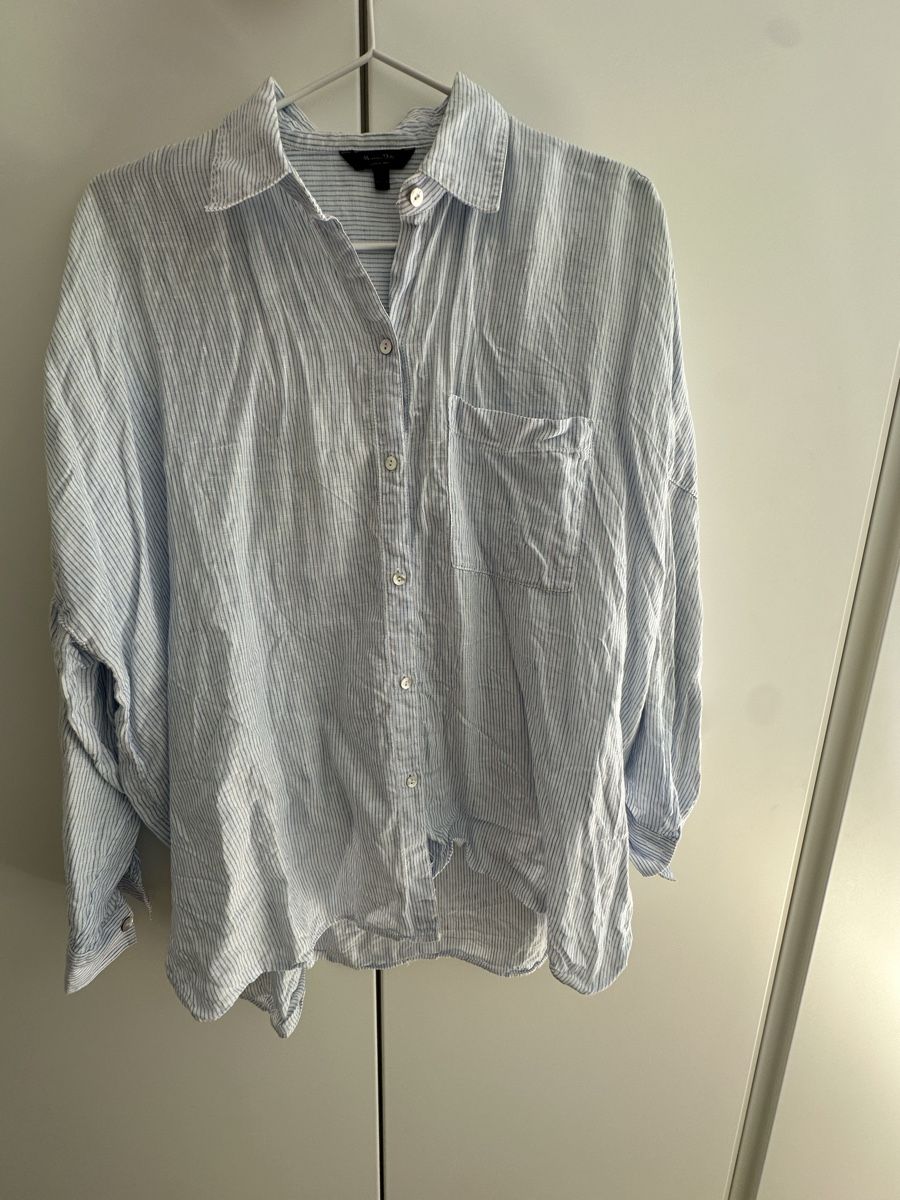 Massimo Dutti Chemisiers: Leinenbluse gestreift von Massimo Dutti – D'occasion à Zürich par Anna-S