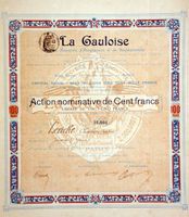 La Gauloise SA d'Assurances et de Réassurances - 1903