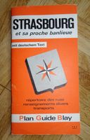 Guide Strasbourg et sa banlieue - Plan Guide Blay vintage