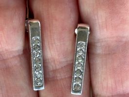 Original Swarovski Ohrringe mit Punze