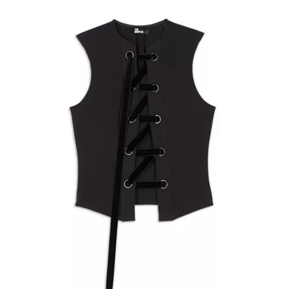 Kooples Top: The Kooples - Black Lace-Up Top – Usato da Bazenheid venduto da hat_96 1