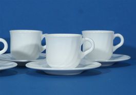5 wunderschöne Espressotassen aus Glas