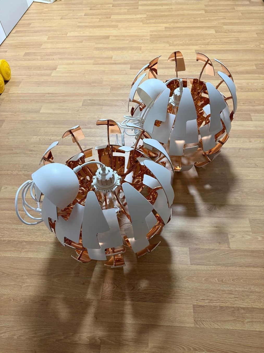 Lampadari & plafoniere: IKEA PS 2014 Hängeleuchte, weiß/kupferfarben – Usato da Balsthal venduto da Saho3