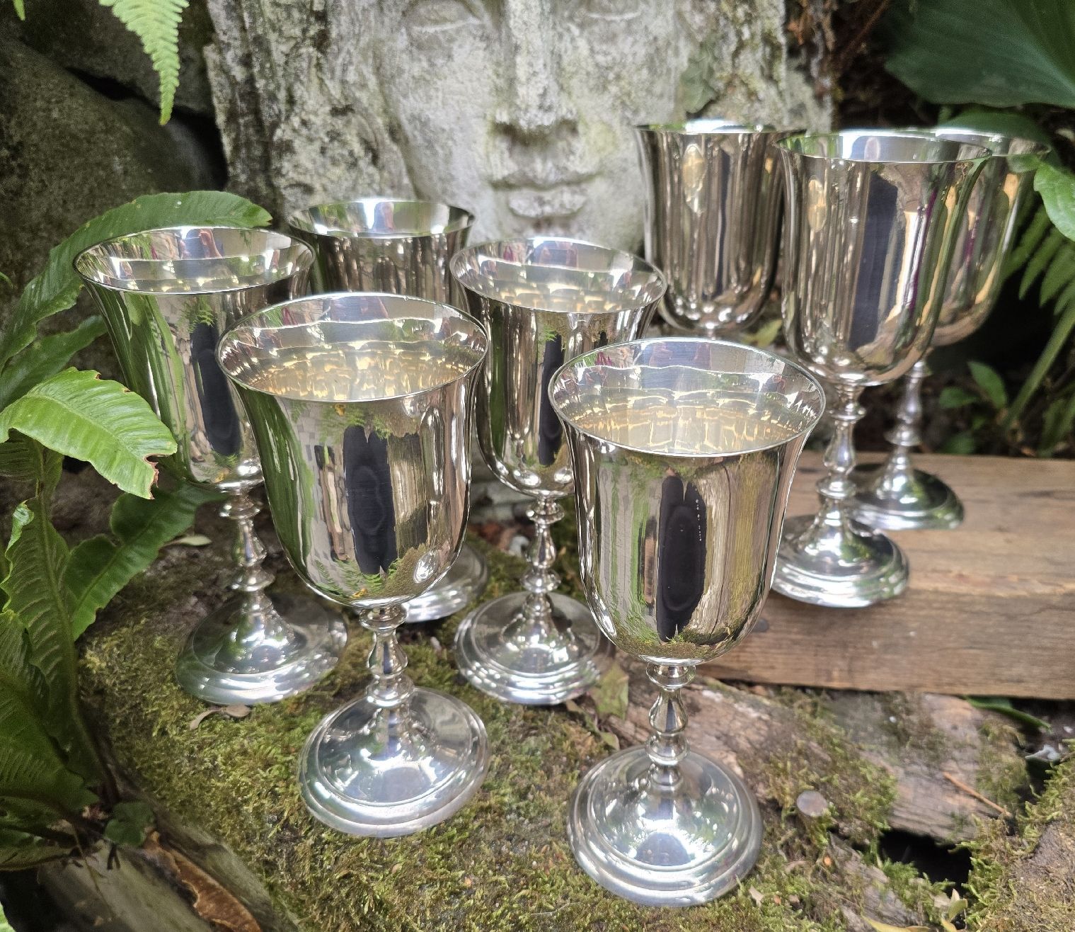 : 8 Wunderschöne Versilberte Becher – D'occasion à Walkringen par Vanuca 2