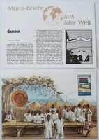 Münzbrief Gambia 🇬🇲 1990