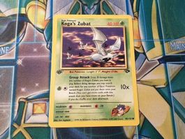 Koga's Zubat 1st Edition Gym Challenge | NM-MINT | POKEMON