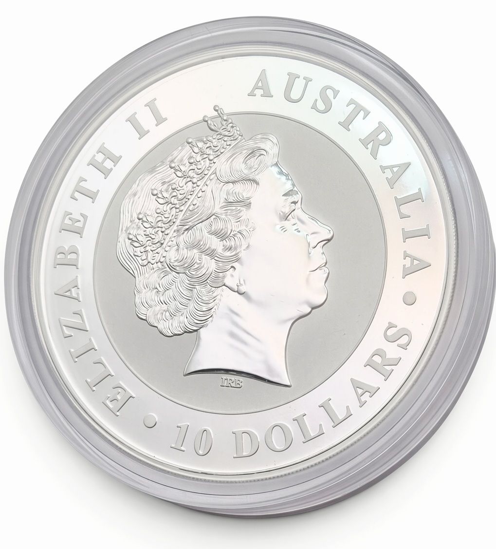 Tutti le monete: 10 oz Silber Kookaburra 2011 - Perth Mint - Stempelglanz – Nuovo e nell'imballaggio originale da Clarens venduto da Rimany
