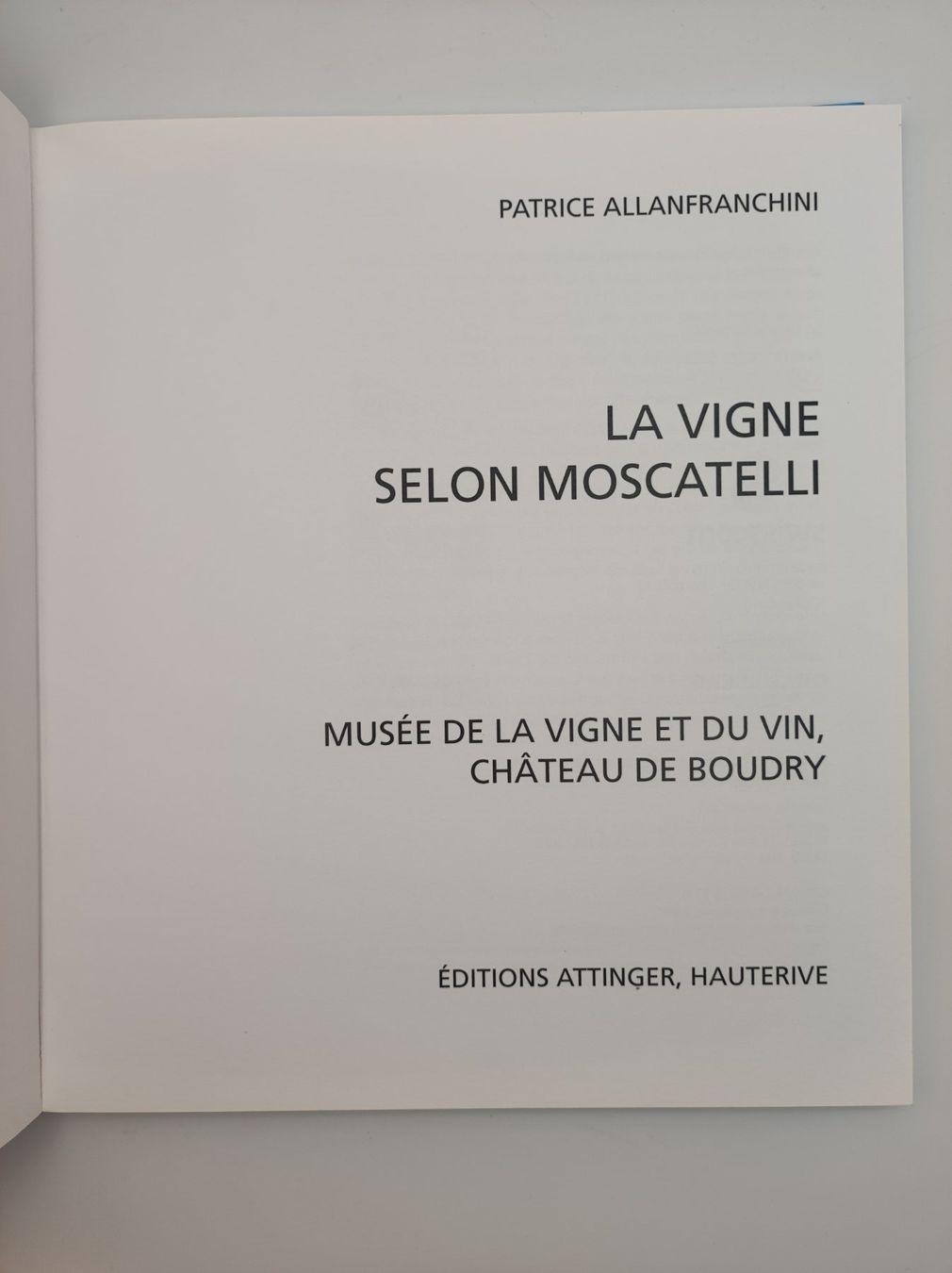 Libri: WEIN - PATRICE ALLANFRANCHINI – Usato da Goldach venduto da Gaip 4