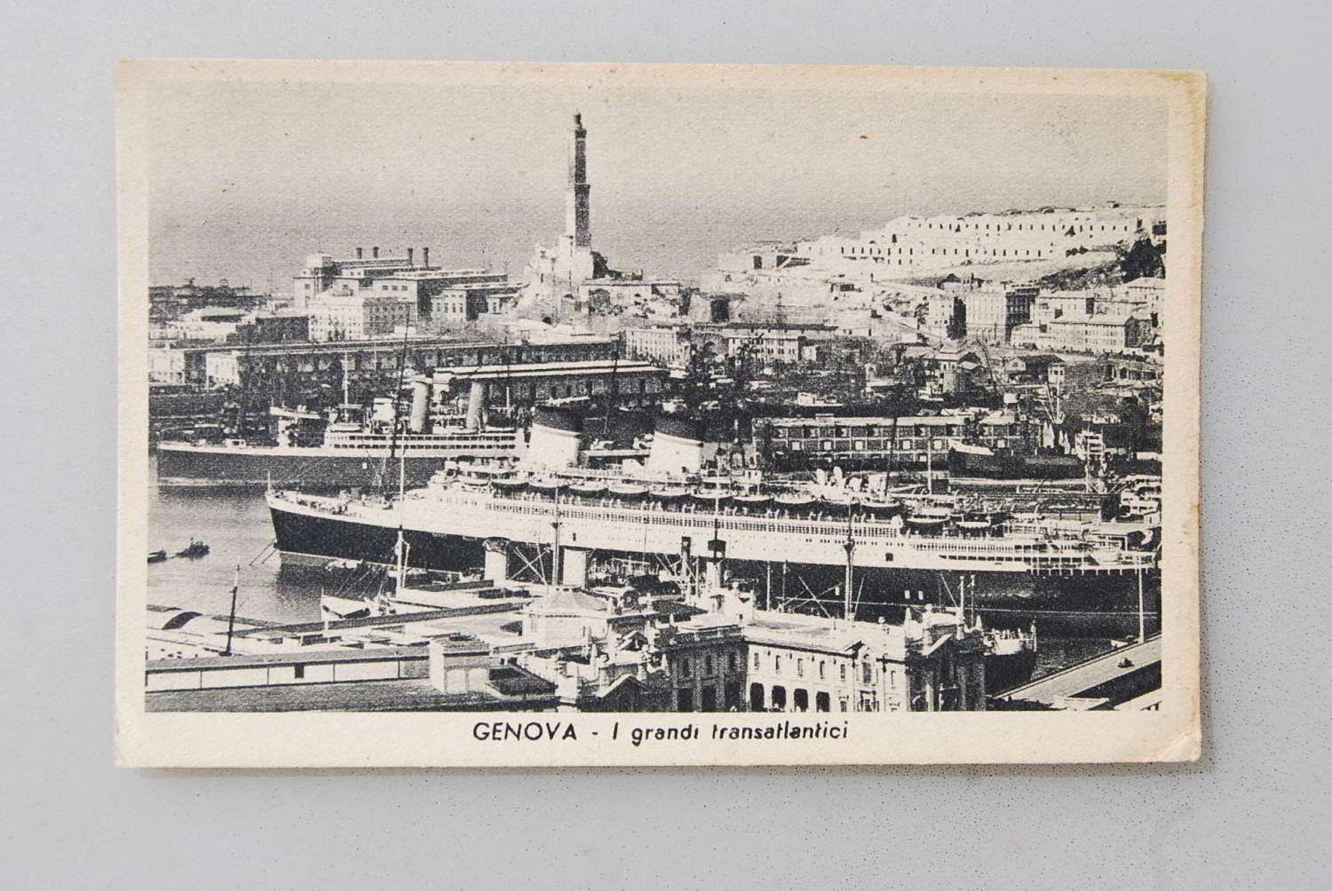 Cartoline postali: AK Genova - I grandi transatlantici – Usato da Rüfenacht BE venduto da Toro06
