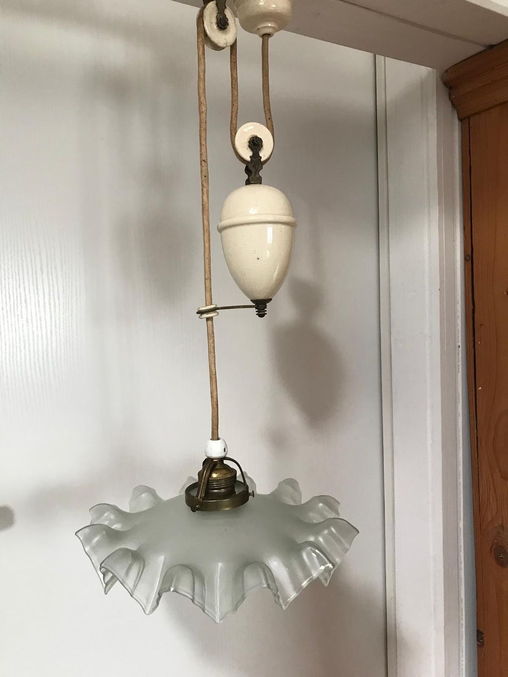 Lampade: Zuglampe Jugendstil, antik – Usato da Niederurnen venduto da Guste