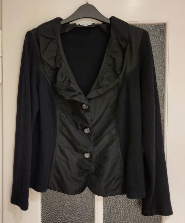 Schicke Jacke Frank Walder Gr. 40 schwarz
