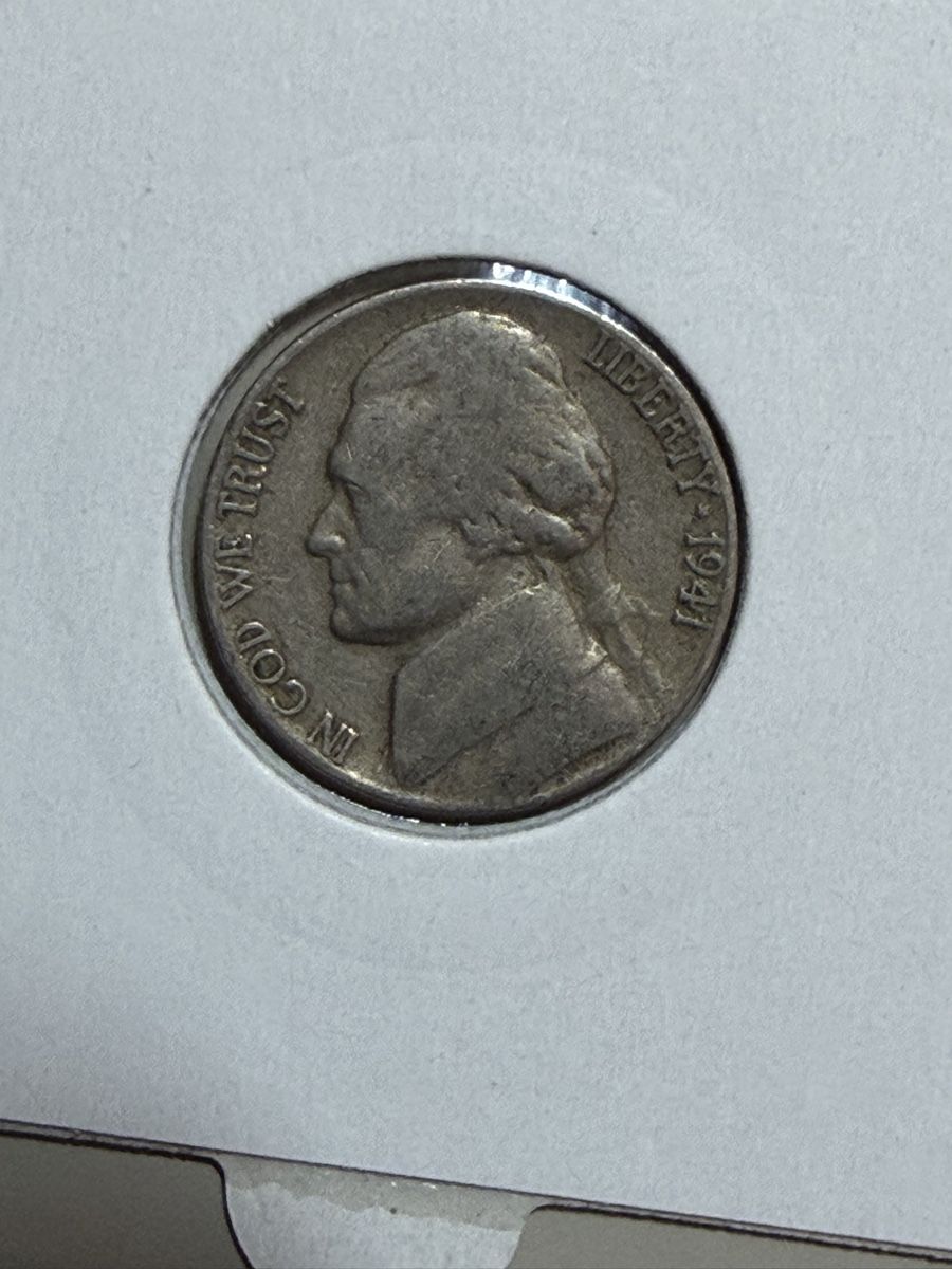 Alle Münzen: USA - 5 cents - 1941 – Gebraucht aus Payerne von Mike1682 1