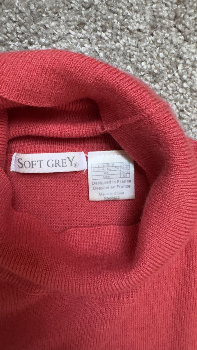 Maglioni & Felpe: Soft Grey Pull Pullover laine soie cachemire M – Nuovo (secondo la descrizione) da Vuippens venduto da Anna_as 3