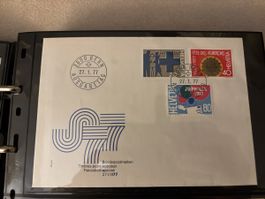 Schweizer Briefmarken-Satz von 1977, Top Zustand!