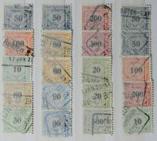 SWITZERLAND: Lot de timbres ferroviaires, O