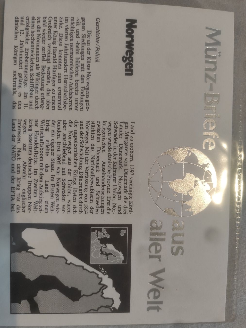 Tutti le monete: Münzbrief Norwegen 1987 – Usato da Zürich venduto da Hamaster 4
