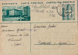 Biel, Bienne, Postkarte, 1944