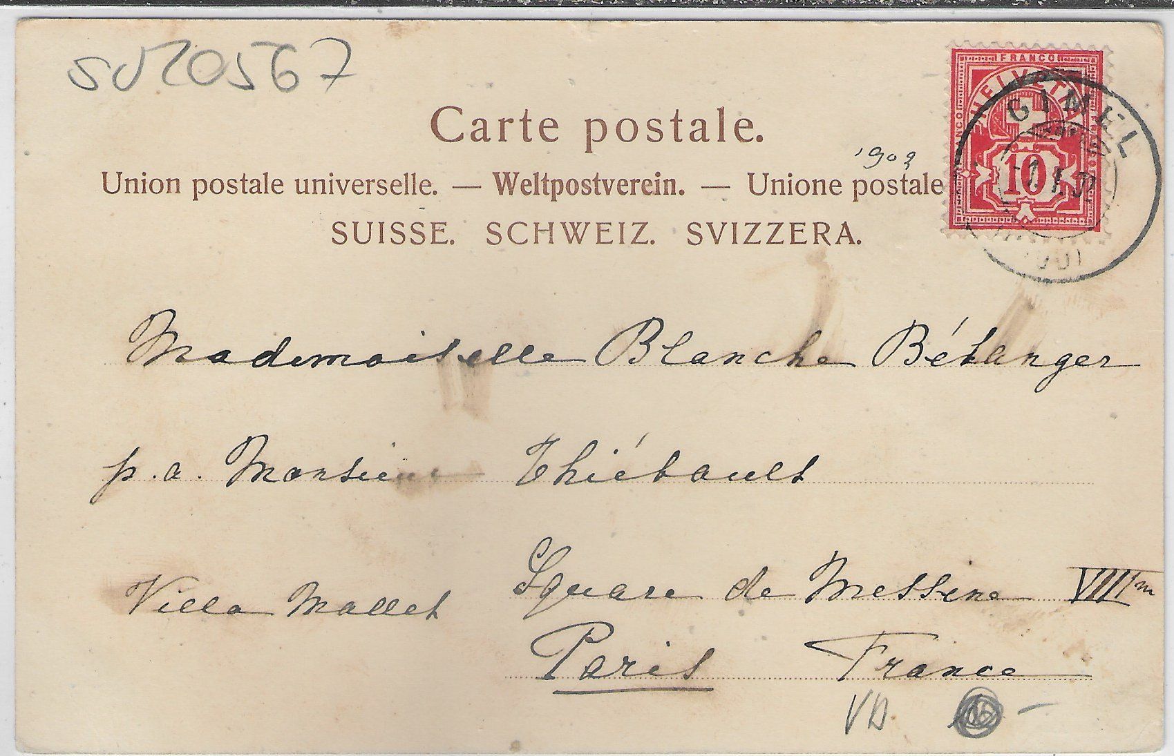 Cartoline postali: Gimel - Les Bains – Usato da Ettingen venduto da Kartenplanet 1