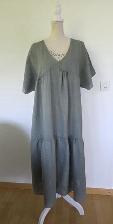 Super Leinen-Sommerkleid Gr. M/L