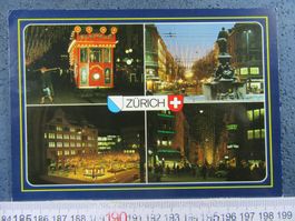 ZÜRICH WEIHNACHTSZEIT BY NIGHT AK ZH
